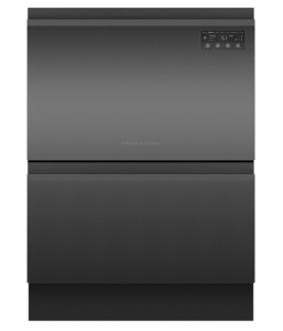 Fisher_Paykel DD60D2HNB9 Dishwasher DishDrawer? Double, 12 Place Settings, Black Steel