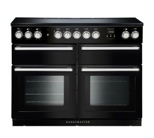 Rangemaster NEXSE110EIBL/C 118240 Black / Chrome Nesux Se 110 Induction Range Cooker