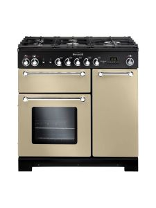 Rangemaster 81440 Kitchener 90cm Dual Fuel Range Cooker In Cream