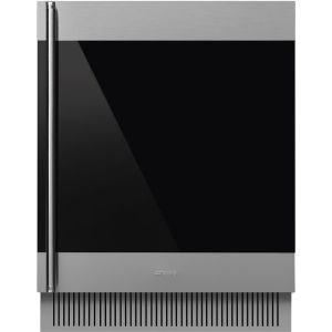 Smeg CVI338RX3 60cm Classic U/C Wine Cooler with Right Hand Hinge SS