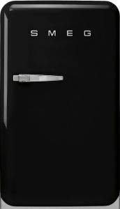 Smeg FAB10RBL5 Black Retro 55Cm Fridge With Icebox