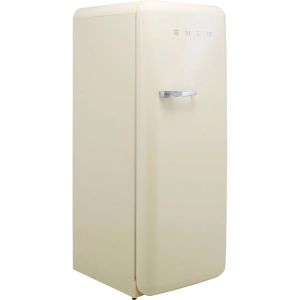 Smeg FAB28RCR5UK Cream Retro Fridge With Ice Box, 153Cm Tall