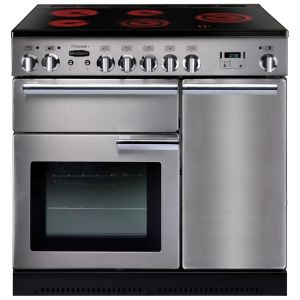Rangemaster 83450 Professional Plus 90 Electric Ceramic Range Cooker in Stainless Steel