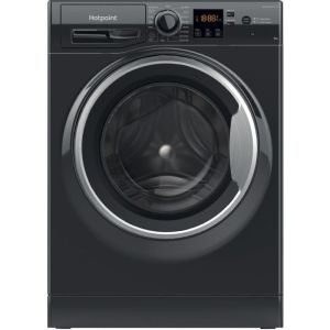Hotpoint NSWM965CBSUKN Black 9kg Freestanding Washing Machine