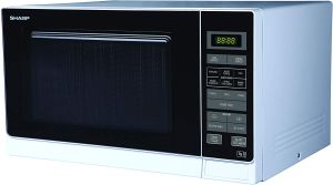 Sharp R372WM 25 Litre Solo Microwave - White