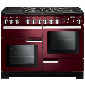 Rangemaster 97540 Professional Deluxe 110cm Dual Fuel Range Cranberry