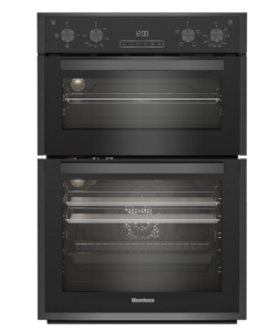 Blomberg RODN9202DX 59.4cm Built In Electric Double Oven - Dark Steel