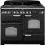 Rangemaster CDL110DFFBL/C 79780 Black Chrome 110Cm Classic Deluxe