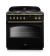 Rangemaster CLAS90FXDFFBL/B 128320 Classic FX 90 Dual Fuel BLACK / BRASS