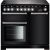 Rangemaster 100cm Induction Encore Deluxe Range Cooker 117340 Black and Chrome