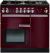 Rangemaster 91940 Professional Plus 90 Natural Gas Range Cooker in Cranberry/Chrome