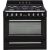 Smeg TR90BL9 Black Victoria Gloss Black Single Cavity Dual Fuel