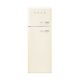 Smeg FAB30LCR5UK Cream 50'S Style Freezer Over Fridge