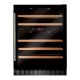 CDA FWC604BL Freestanding/under counter wine cooler, Dual temperature zones, 