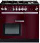 Rangemaster 91740 Professional Plus 90 Electric Induction Range Cooker Cranberry/Chrome